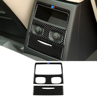 (2 styles to choose) 2 pcs Carbon Fiber Car Interior Rear Air Conditioning Outlet Vent Cover Trim Sticker for BMW 3 Series E90 E92 E93 2005-2012