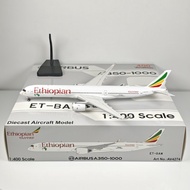 Aviation 1: 400 Ethiopia Airlines A350-1000 ET-BAW Alloy Airplane Model