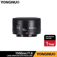 YONGNUO YN50mm F1.8 Camera Lens For Canon Cameras 50mm F1.8C AF MF Full Frame Lens For Canon EF 750D 800D 650D 700D 7D Mark II