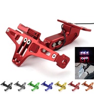 Motorcycle License Plate Bracket Licence Plate Holder Plate Tail Tidy Bracket Adjustable For Aerox 1