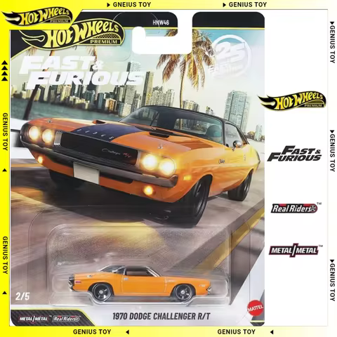 Hot Wheels Premium 2026 Fast & Furious '70 DODGE CHALLENGER R/T 1:64 Diecast Alloy Metal Body Hemi V