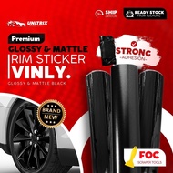 RIM STICKER KERETA 100% WATER PROOF(Suitable14-19INCH RIM SIZE)wrap Stickers Pelekat CAR stiker dele