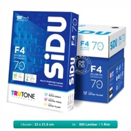 HVS F4 Sidu 70 Gsm Paper F4 Sidu 70 gsm/ Rim/ (500 sheets) HVS Paper/ Paper/ Folio/ Sidu/