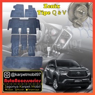 Karpet Mobil Toyota Innova Zenix Karpet Karet Zenix Full Set Tipe Q & V