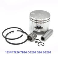 34mm 34F Piston Ring Bearing Cage Kit Fit 1E34F TL26 TB26 CG260 G26 Zenoah BG260 26cc 2600 HUS. 226R