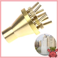 FRANCESIRE Fnpt fnpt หัวฉีดน้ำพุแบบตรงตรงกลาง 1/2 "3/4" 1" ทองเหลืองเบิ้ล สปริงเกลอร์หัวฉีดคอลัมน์ดอ