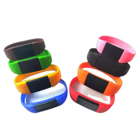 1Pcs Silicone Rewritable 13.56Mhz UID Changeable MF 1K S50 NFC IC Bracelet RFID Wristband For Access