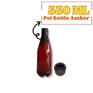 PET Bottle Amber 330ml PET Amber Bottle 330ml (Pack of 24)