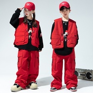 Children Hip-hop Trendy Clothes Boys Hip-hop Overalls Suit Children hiphop Performance Clothes Girls
