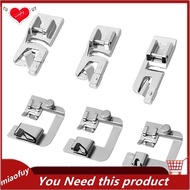 [OnLive] 6 Pcs Rolled Hem Presser Foot, Hemming Foot Kit for Sewing Rolled Hemmer Presser Foot for Singer, Brother, Janome Durable Easy Install Easy to Use