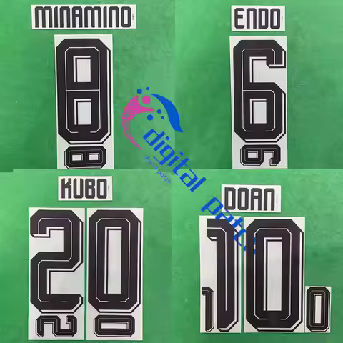 26-27 Japan Football Match Away Names Collection Patch Logo