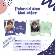 Photocard Deco Actor Thailand raikantopeni thai Actor