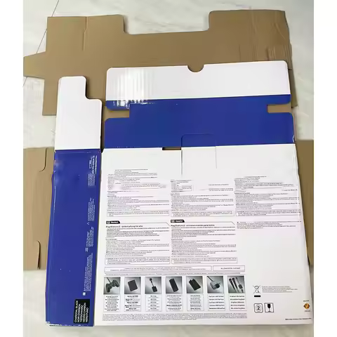 YUXI 1PCS New Packing Boxes for PS2 7W 77004 Game Console Protect Box Packing Carton For PS2 9W 9000