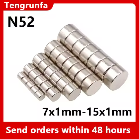 Round Micro Magnets 7x1 7x1.5 7x6 8x1 8x2 8x3 8X8 8x10 9x1 9x2 9x3 9x4 10x1 10x2 10x3 10x5 10x6 10x8