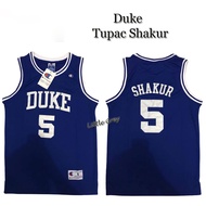 Duke 5 Tupac Shakur Iconic Basketball Jersey