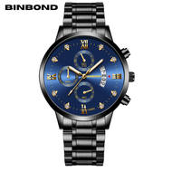 Jam Tangan Pria-Anti Air-BINBOND C14-Jam Tangan Murah-Jam Tangan Keren-Jam Tangan Mewah Elegant-jam 