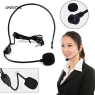 GAOXI75AL Headset Microphone, Head-mounted 3.5mm Plug Wired Microphone,  Teaching Stage Speaker Flex