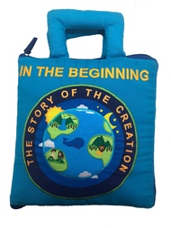 Pockets of Learning in The Beginning Quiet Book Explore The Story of Creation | Fabric Activity Busy