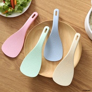 Cutenery Plain Spoon Wheat Straw Plastic Non-Stick Pan Rice Scoop Cooker Rice Scoop Non Stick