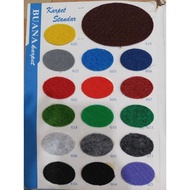 BUANA Plain Velvet Carpet by the Meter Buana Exhibition Carpet width 2M 3 mm Thickness for Wedding S