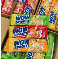 wow Spageti instant Spaghetti kemasan 75g.