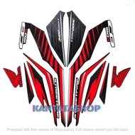 STIKER STRIPING LIS LES BODY MOTOR HONDA CB150R 2021 NEW & STRIPING MOTOR CB150R 2021 FULL SET