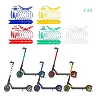 run Electric Scooter Reflective Stickers Wheel Hub Protective Reflective Sticker