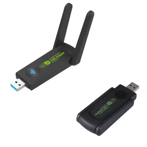 LccKaa 1300Mbps USB WiFi Adapter AC1300 Dual Band 2.4GHz 5GHz WiFi With Antenna 802.11b/n/g/ac Compu