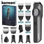Kensen Men Rechargeable 4 in 1 Hair Trimmer Clipper Razor Nose Beard Shaver Machine Hair scissors