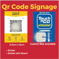 Qr code signae, sticker qr kod