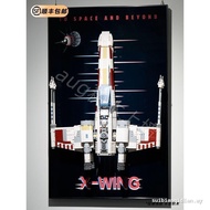 Compatible High 75355UCS X-WING WING Fighter Building Block Wall-Mounted Photo Frame Hanging Display