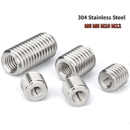 M6 M8 M10 M12 304 Stainless Steel Internal And External Nut Thread Conversion Socket Screw Thread Sh