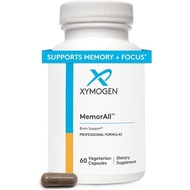 XYMOGEN MemorAll - Brain Support Supplement - Vitamins + Botanicals That Support Cognitive Function 