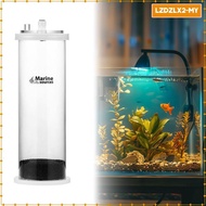 [Perfk] Acrylic CO2 Filter Canister for Saltwater Tank, Easy Maintenance 1.5L Filtration Beads Conta