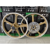 KAWASAKI AR80 5L ENKEI SPORT RIM WITH FRONT DISC PLATE 140/140-18