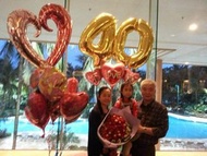 週年慶祝氣球束／氣球佈置100% New Happy anniversary Congrats Helium Balloon Bouquet/Helium balloons hk