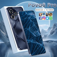 Phone Pova6 Pro 7.3inch Handphone 8GB+256GB Smartphone 5G Android Mobile Phone