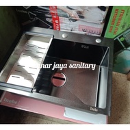 HITAM Kitchen sink inobe 6045 Black "ORIGINAL" / Kitchen sink inobe 6045 Black