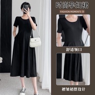 新款寬松 孕婦裝 時尚 女裝 2025新款 Minimalist casual dress, Korean version, new maternity dress Maternity Dress S