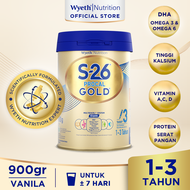 S-26 Procal GOLD Tahap 3 Vanila Susu Pertumbuhan Anak Usia 1-3 Tahun Kaleng 900gr