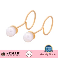 Anting Emas Toge Korea Micha Super Ringan Gold 17K Semar Nusantara