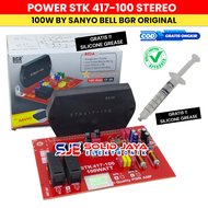 KIT POWER STK 417-100 100W STEREO BY SANYO ORIGINAL TR TRANSISTOR POWER AMPLIFIER POWER STEREO AMPLI