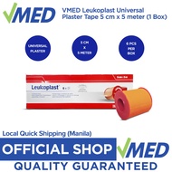 VMED Leukoplast Universal Plaster Tape 5cmx5m (6pcs/Box)