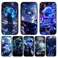 for Realme 3 5 6 7 8 Pro 5i 5s Q 6i 7i cool anime cartoon gojo satoru Soft silicone black TPU phone 