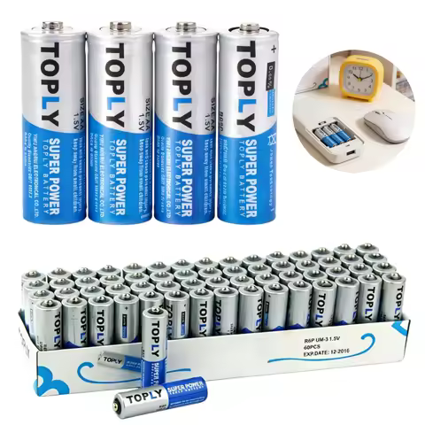 4-32 Pcs AA 1.5V Batteries Disposable Dry Cell Carbon-Zinc Battery Long-Lasting for Wireless Mouse K