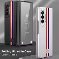 GKK Case Samsung Galaxy Z Fold 3 5G Matte Touch Aelection Stripe Case Samsung Fold 3 5G
