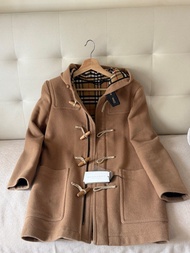 Burberry 棕色牛角扣外套