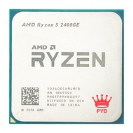AMD Ryzen 5 2400GE R5 2400GE 3.2 GHz Quad-Core Eight-Thread 35W CPU Processor YD2400C6M4MFB Socket A