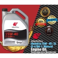 IDEMITSU ENGINE OIL | 15W - 40 5L | MINERAL CI-4 / DH1| 10,000 KM | JAPANESE TECHNOLOGY