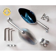 SR400 Leaf-Shaped Racing Mirror YAMAHA SR400/SR500